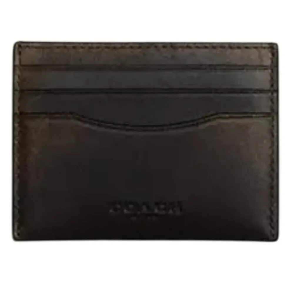 Coach Slim Id Card Case In Loved Leather NWT